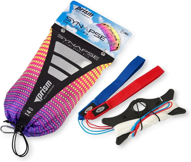 Prism Kite Technology Synapse 140 Dual-line Parafoil Kite - an Ideal Entry Level Kite for Kids and Adults to Dual-line Kiting, Plasma - Image 2